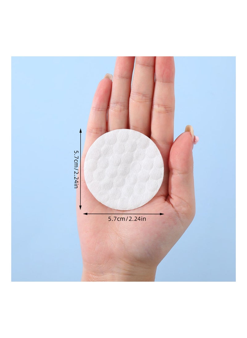 ٤٠٠ قطعة أقراص قطنية، ضمادات مزيل مكياج قطنية ناعمة، حشوات تنظيف الوجه للبشرة الحساسة - Image 5